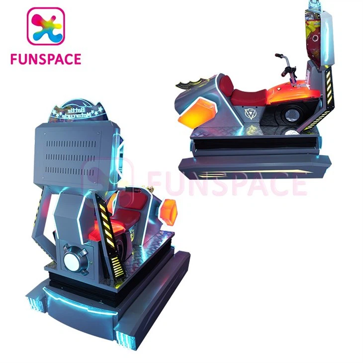 Battle Motorcycle Game Arcade With Dynamic Platform