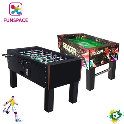 Myntstyrd arkadfotbollsbordsspelsmaskin Foosball